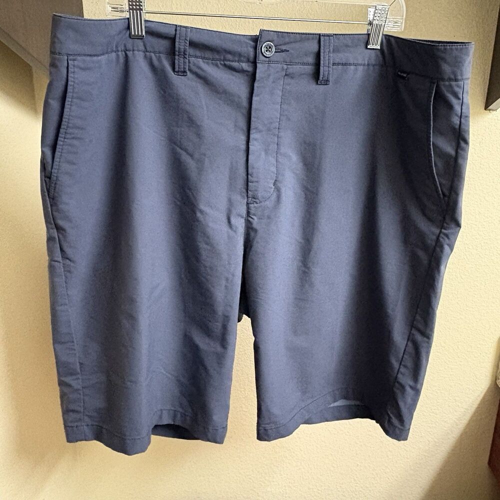 Travis Mathew El Dorado Shorts Mens 40 Blue 9.5" Performance Golf Chino Preppy